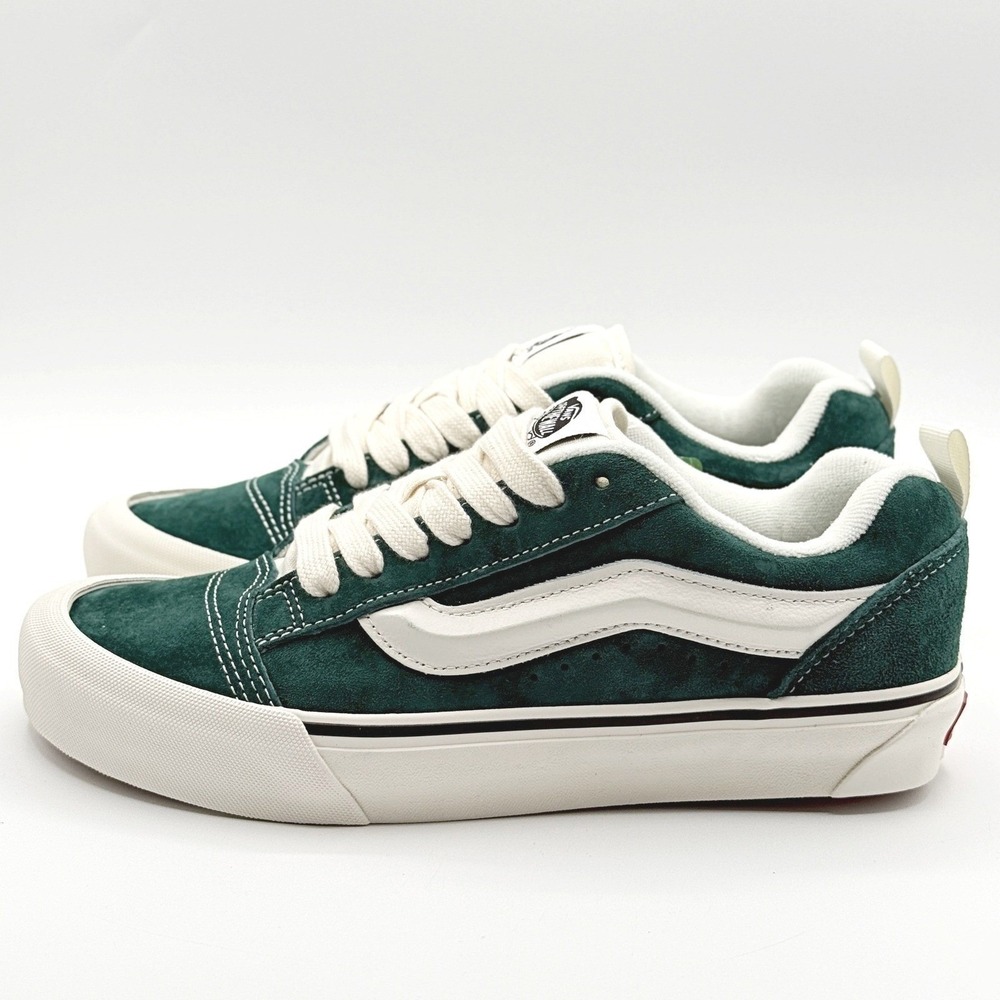 Vans Knu Skool / Size 7.5 Mens, 9.0 Womens / Green Suede, NEW